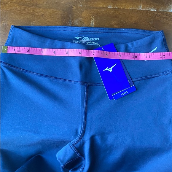 Mizuno Navy Long Inseam Yoga Pants - Picture 6 of 6